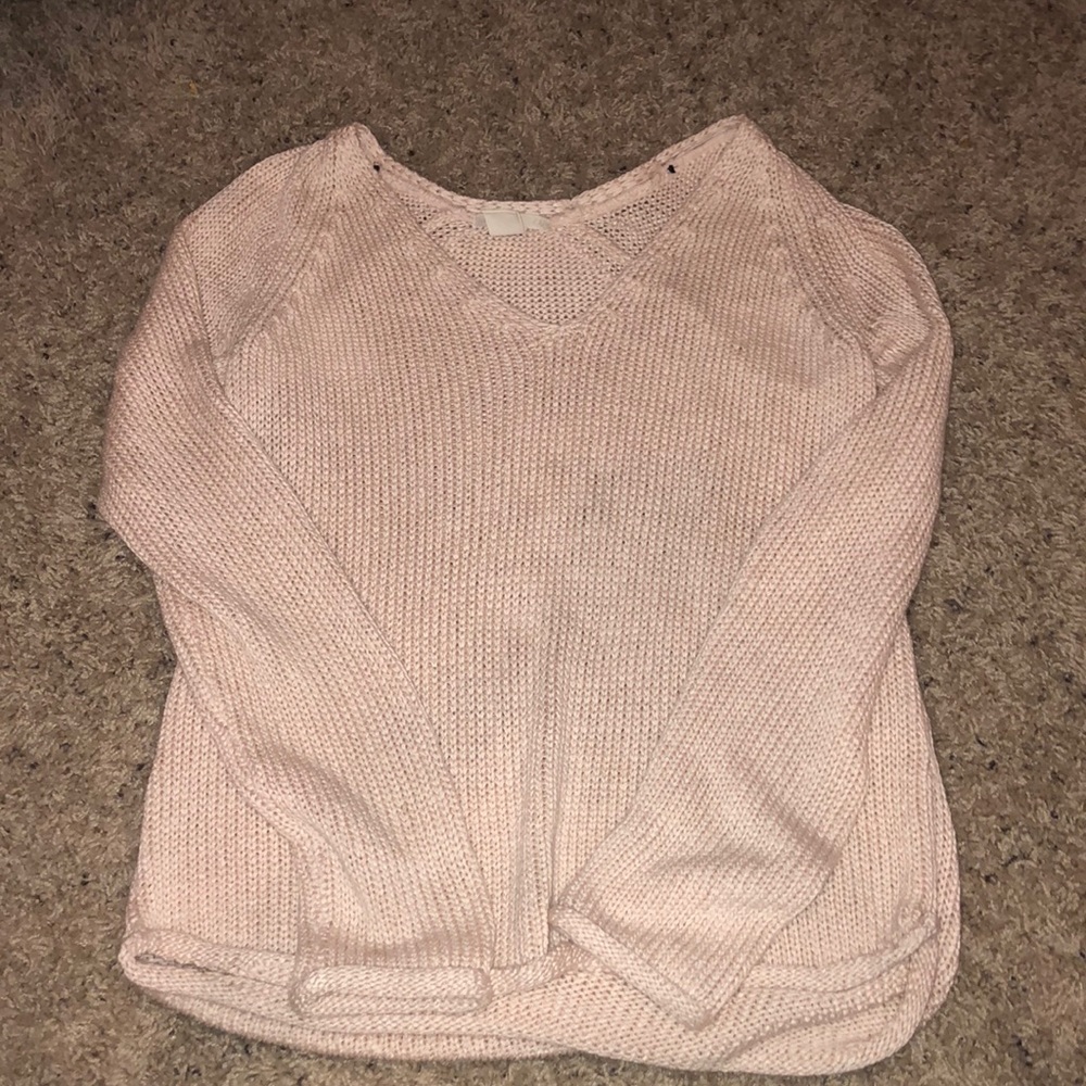 cream sweater